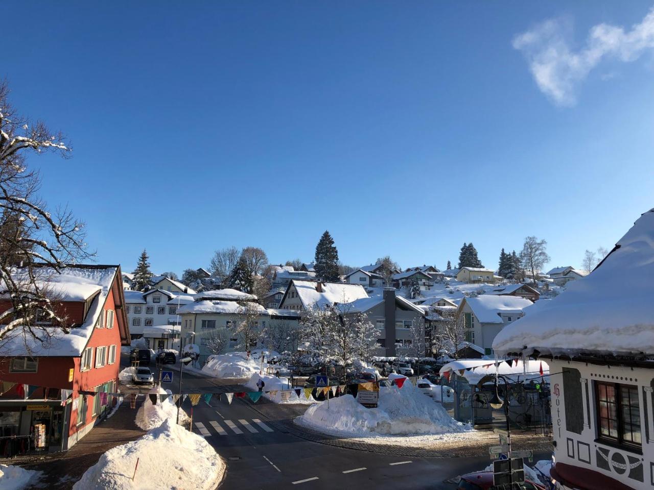 Hotel Alpenrose Gut Schlafen & Fruehstuecken Scheidegg Exteriér fotografie